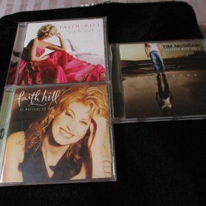 Lot of Faith Hill Tim McGraw Country Music CD's Christmas Greatest Hits 2